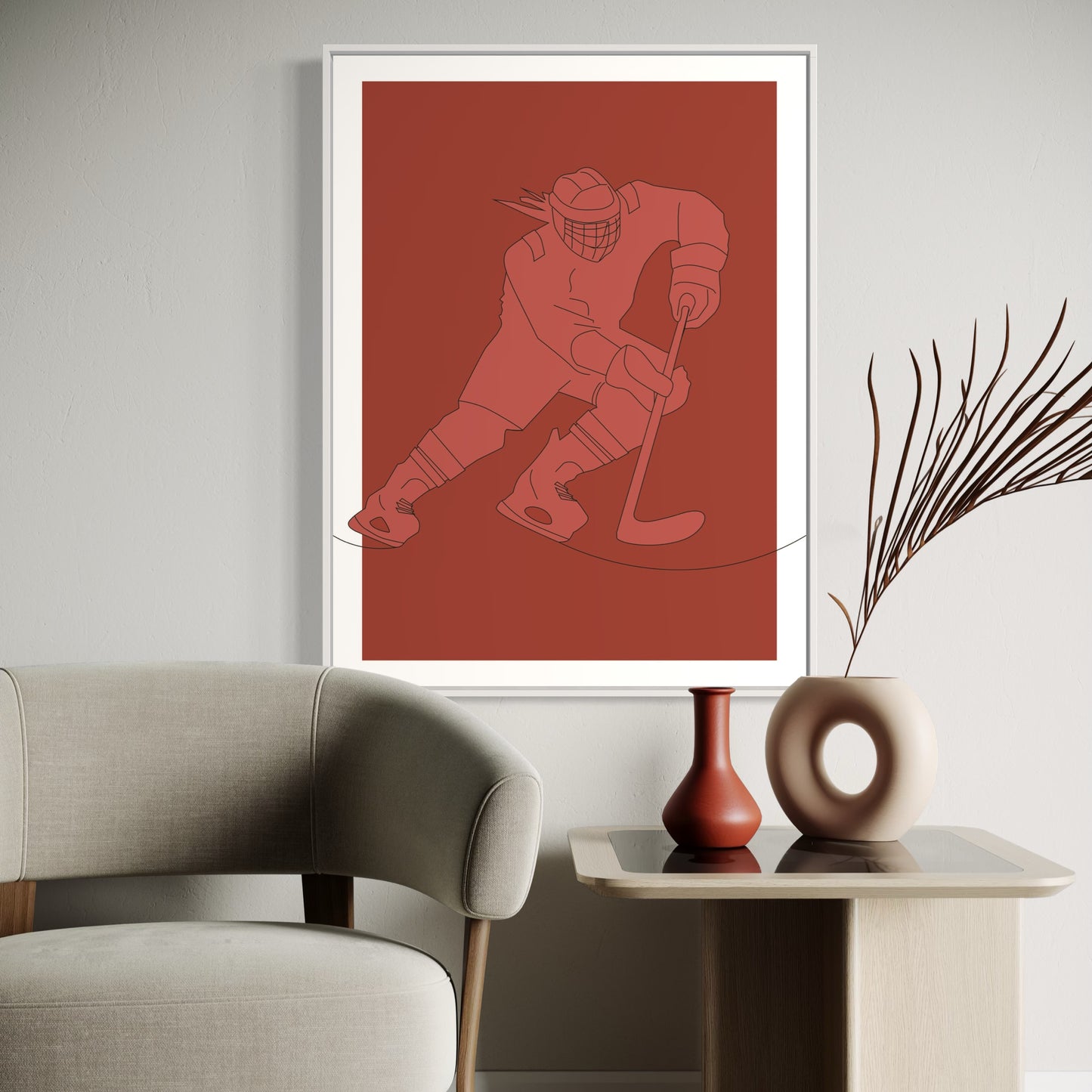 Breakaway PRINT Digital Art on Canvas with Frame