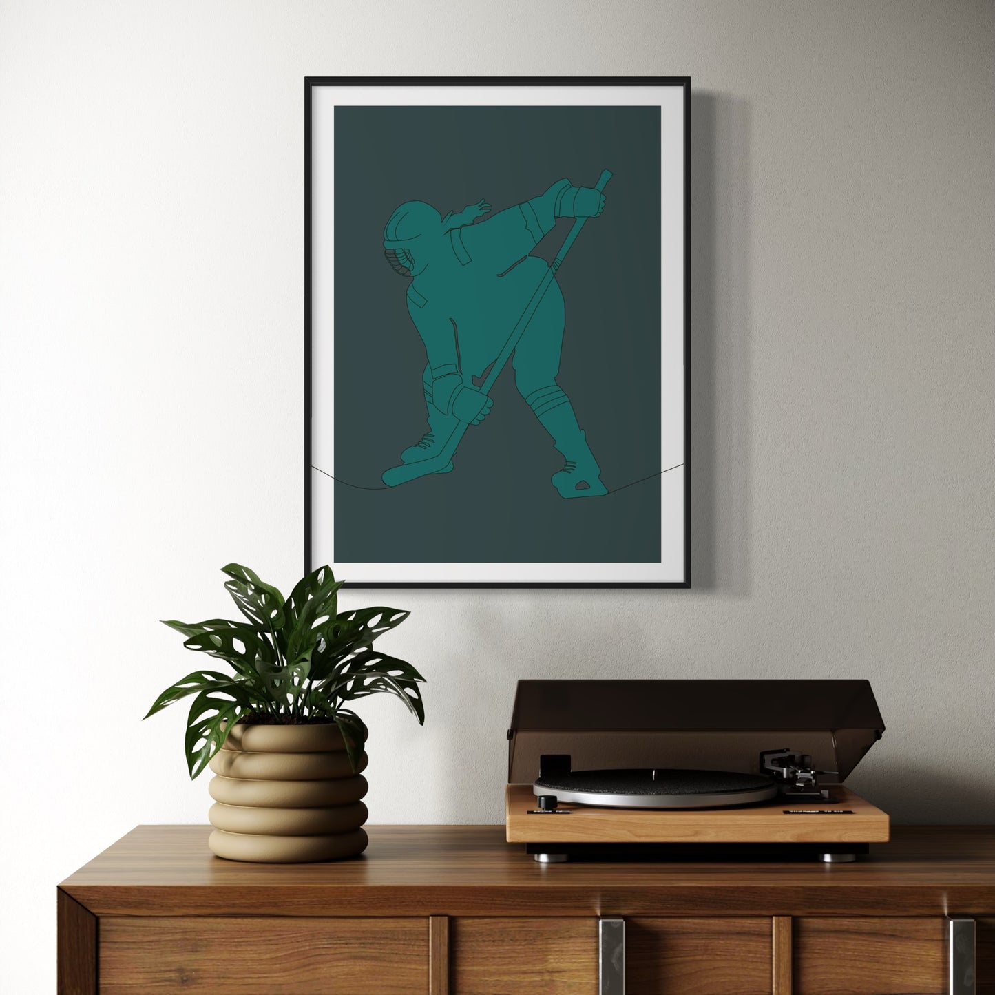 Face-Off PRINT Digital Rolled Poster