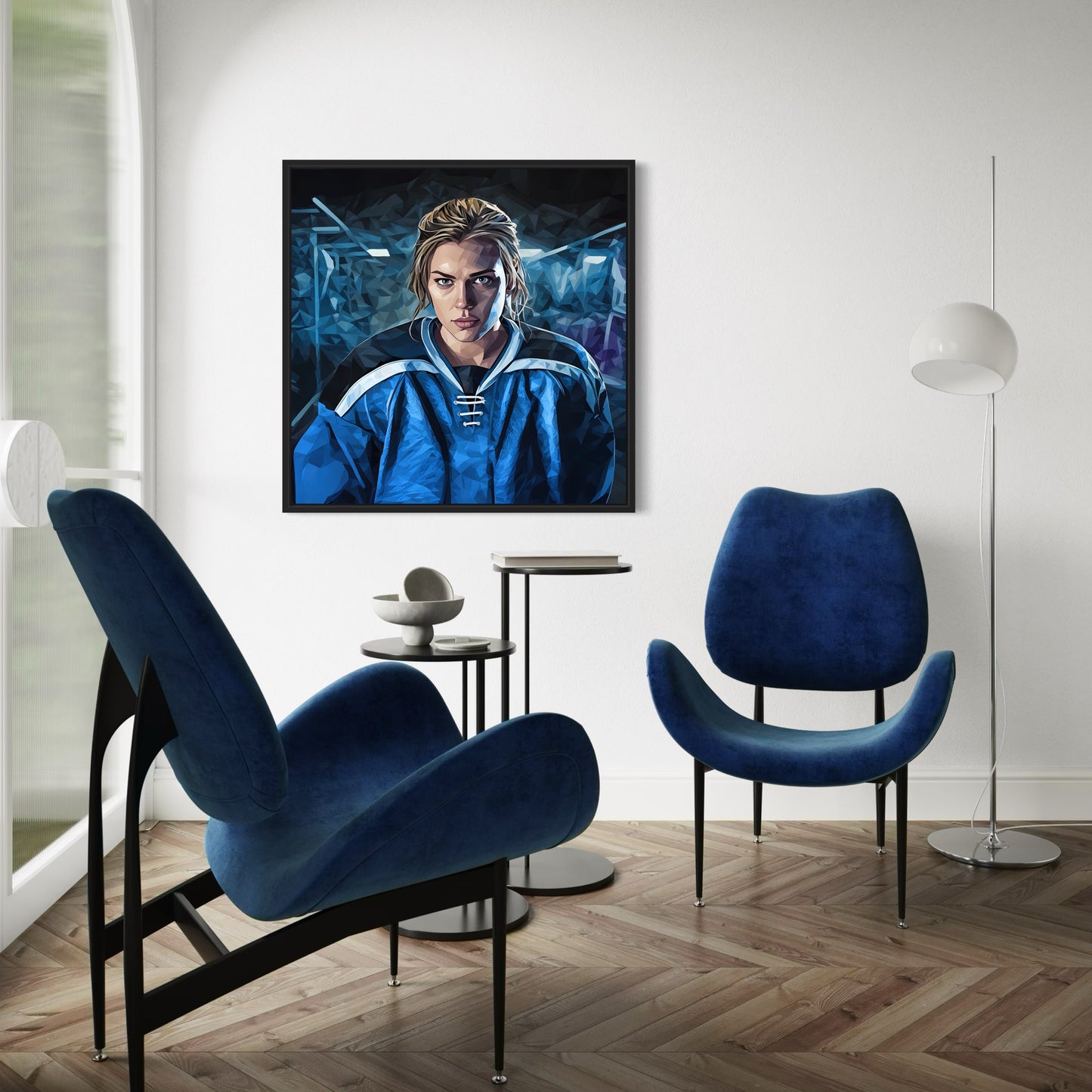 Ready PRINT Digital Art on Canvas with Frame