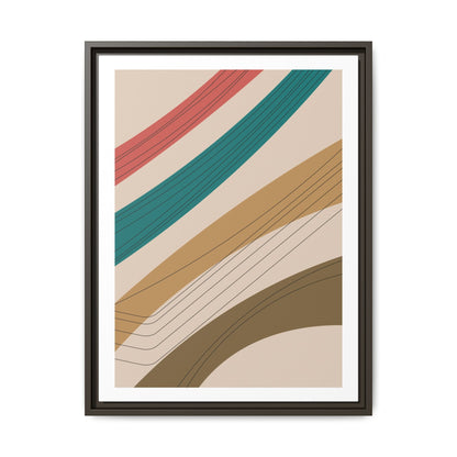 Hockey Lines PRINT Digital Art on Canvas with Frame