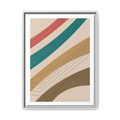 Hockey Lines PRINT Digital Art on Canvas with Frame