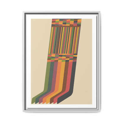 Hockey Sticks PRINT Digital Art on Canvas with Frame