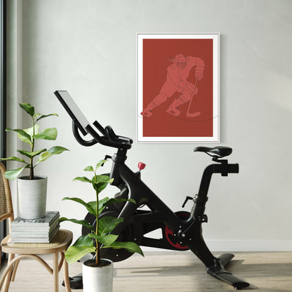 Breakaway PRINT Digital Art on Canvas with Frame