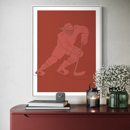 Breakaway PRINT Digital Art on Canvas with Frame