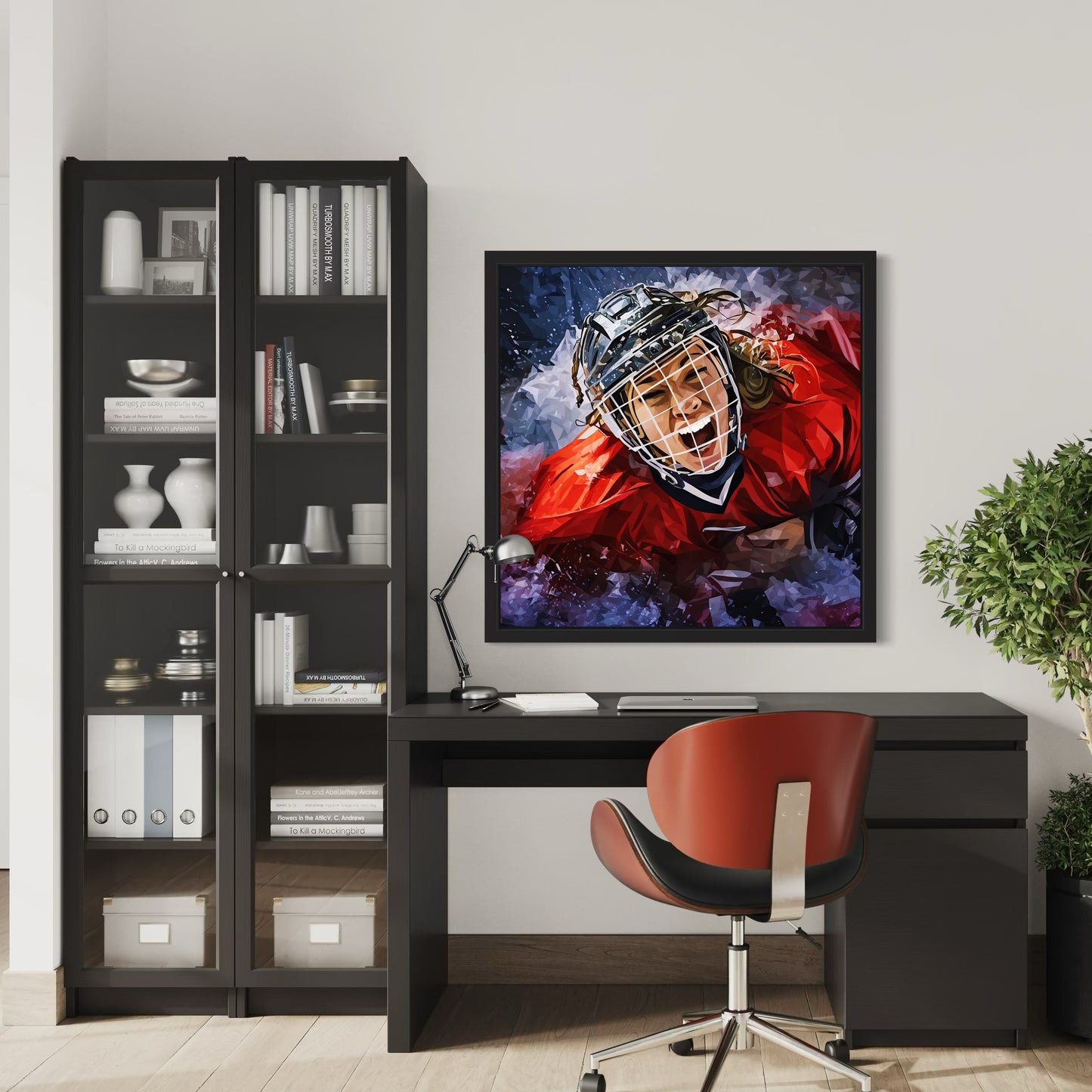 Celebration PRINT Digital Art on Canvas with Frame