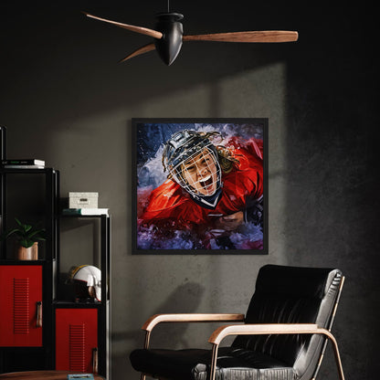 Celebration PRINT Digital Art on Canvas with Frame