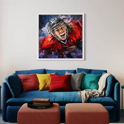 Celebration PRINT Digital Art on Canvas with Frame