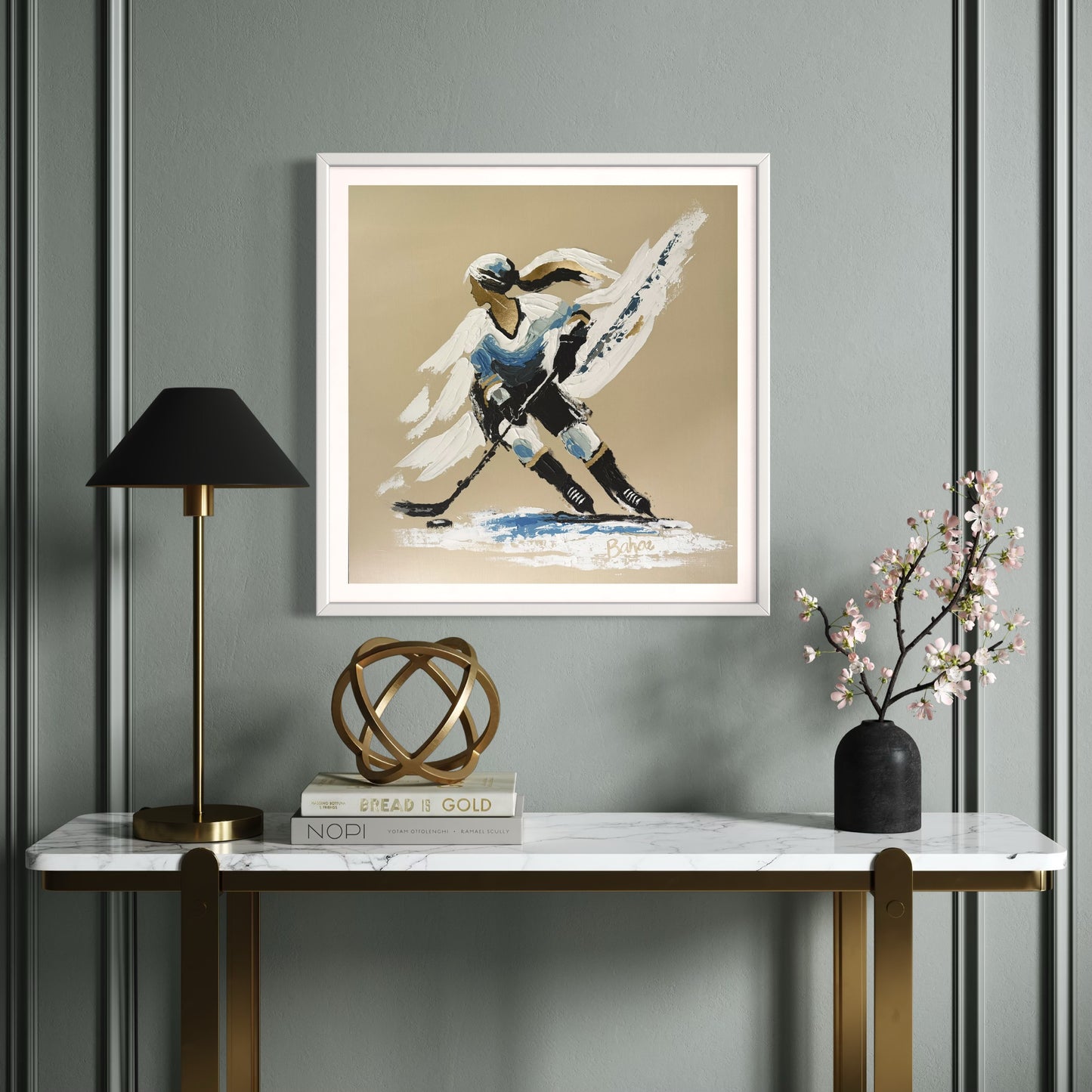 Her Hockey Practice PRINT Rolled Poster