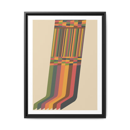 Hockey Sticks PRINT Digital Art on Canvas with Frame