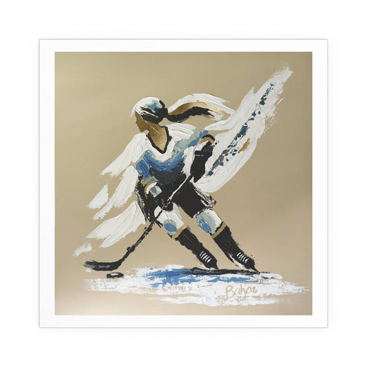 Her Hockey Practice PRINT Rolled Poster