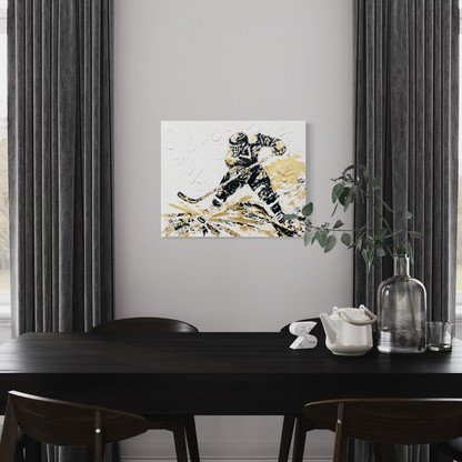 Hockey ORIGINAL Hand-Painted Acrylic Art on Canvas