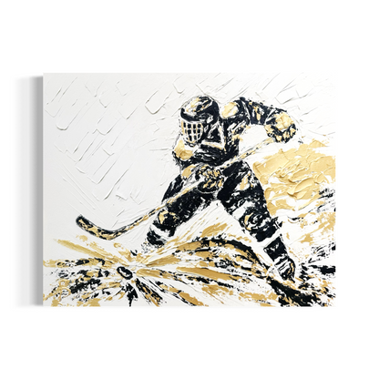 Hockey ORIGINAL Hand-Painted Acrylic Art on Canvas