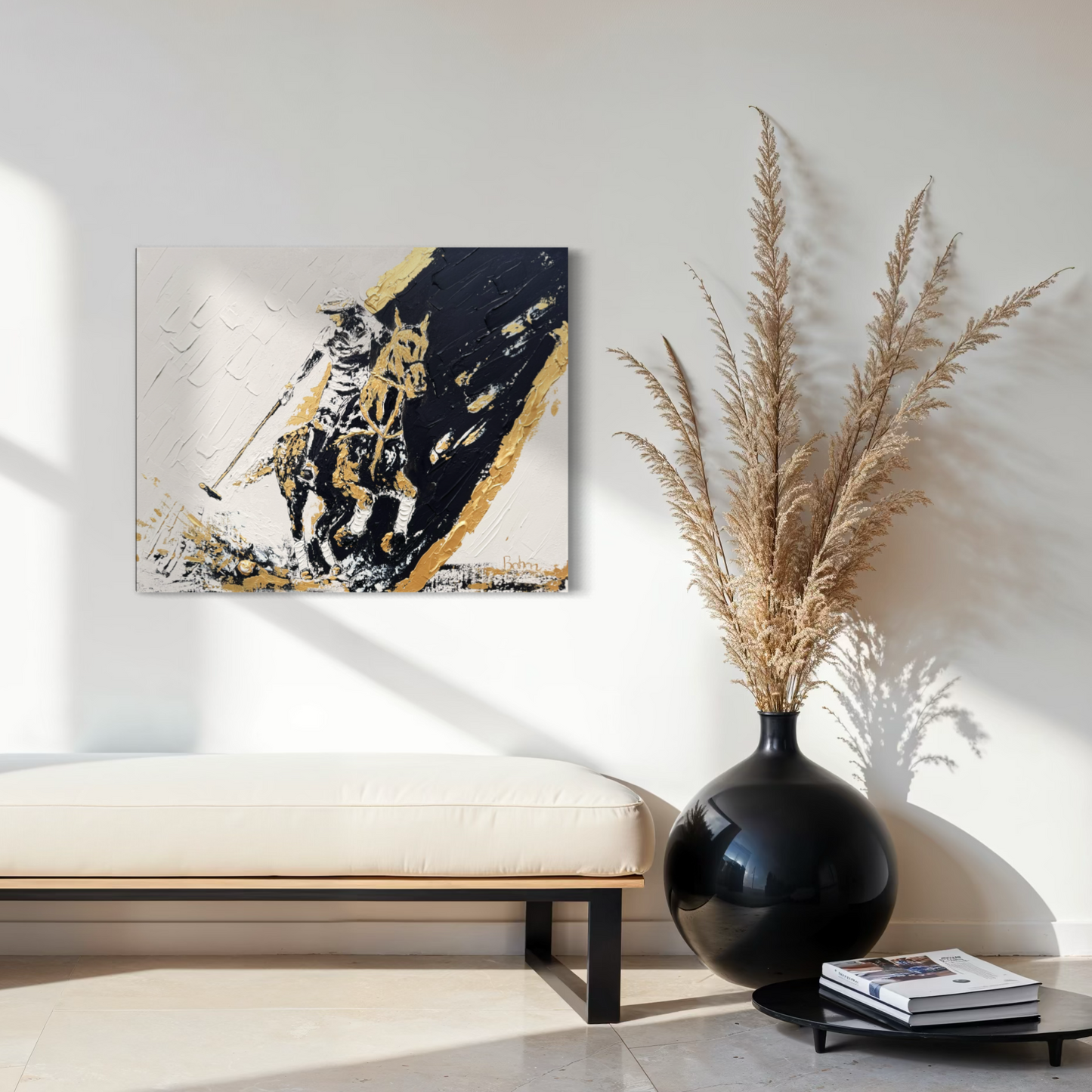 Polo ORIGINAL Hand-Painted Acrylic Art on Canvas