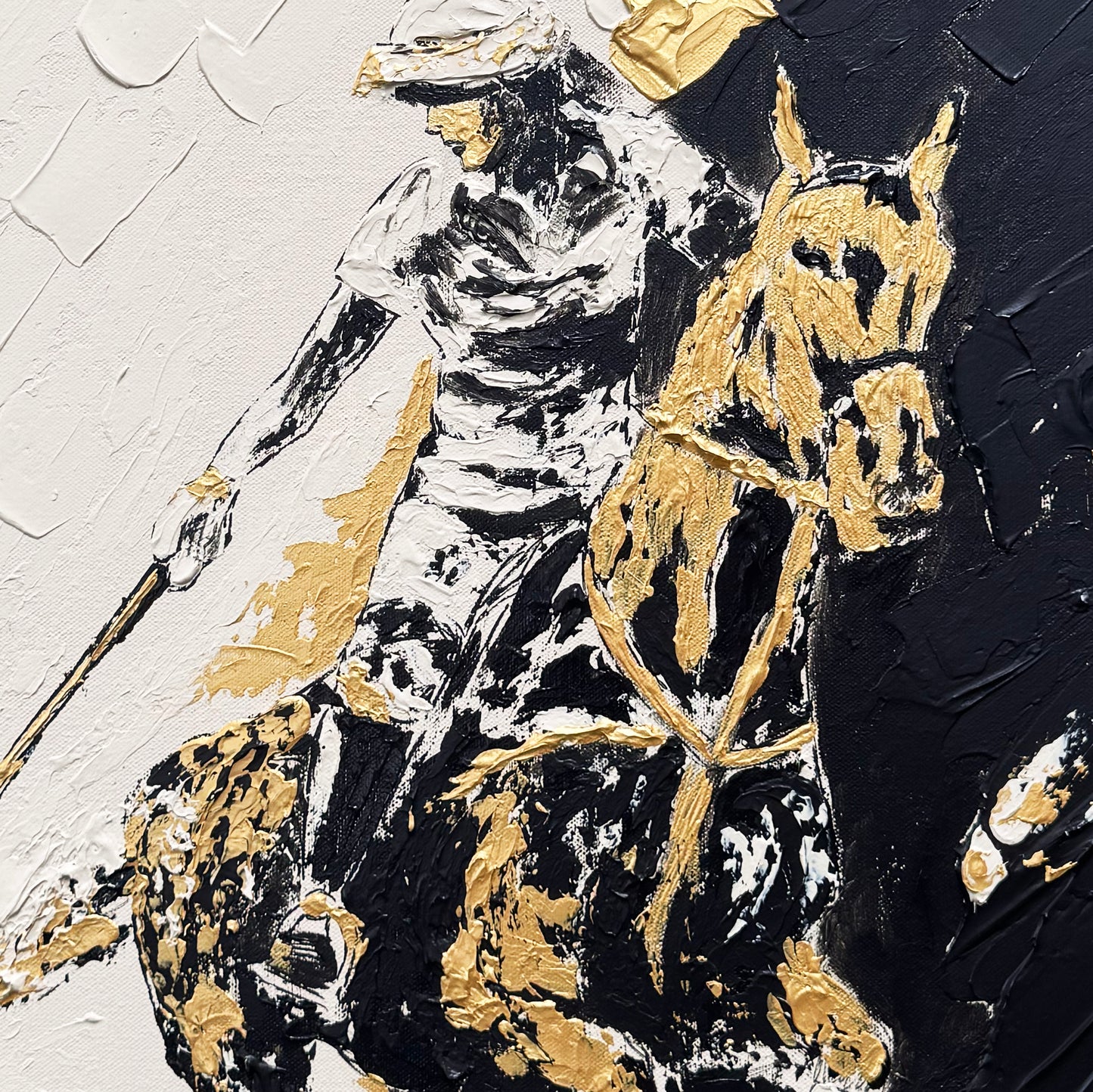 Polo ORIGINAL Hand-Painted Acrylic Art on Canvas