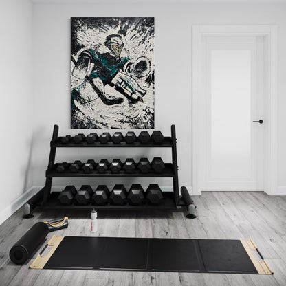 The Goaltender ORIGINAL Hand-Painted Acrylic Art on Canvas